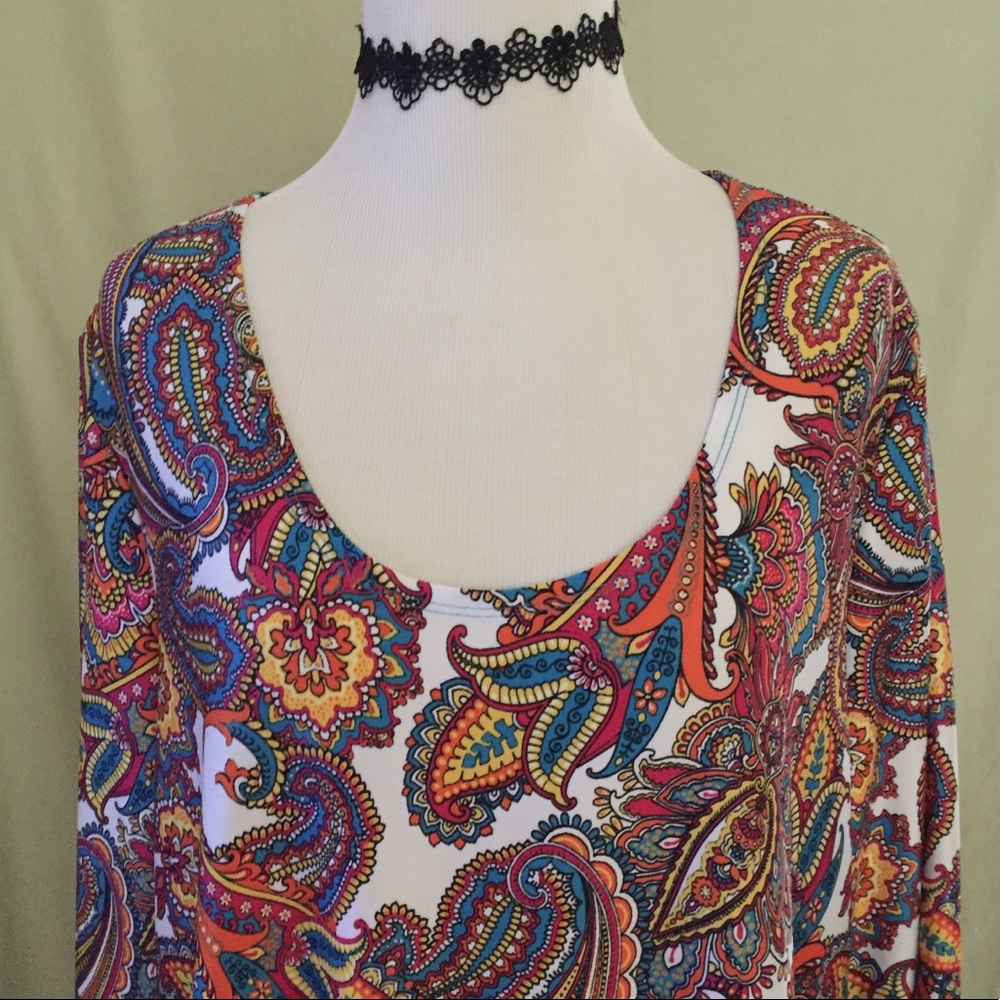 Border Print Tunic - image 1